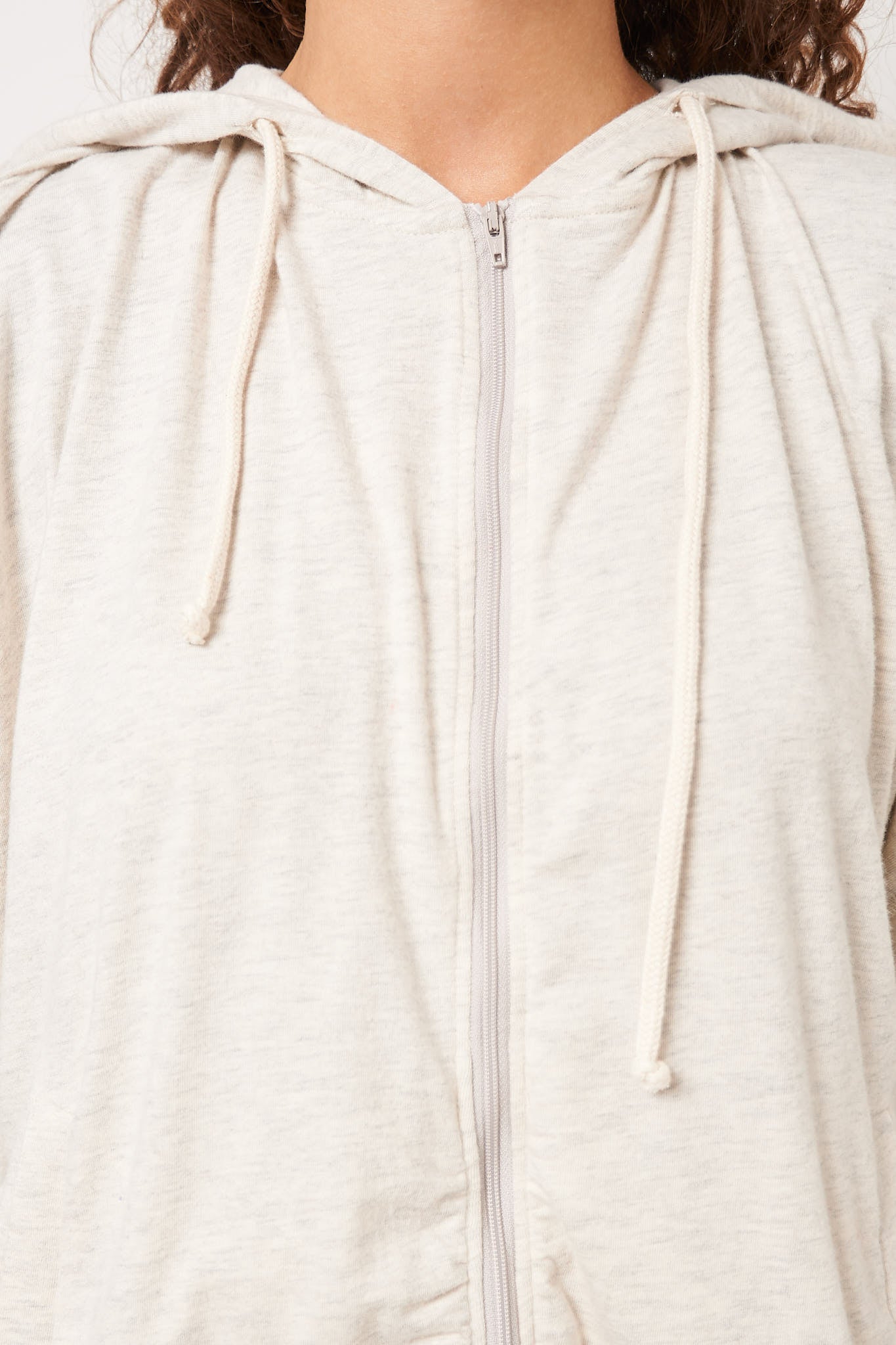 Ypawood Zip Sweatshirt Heather Grey