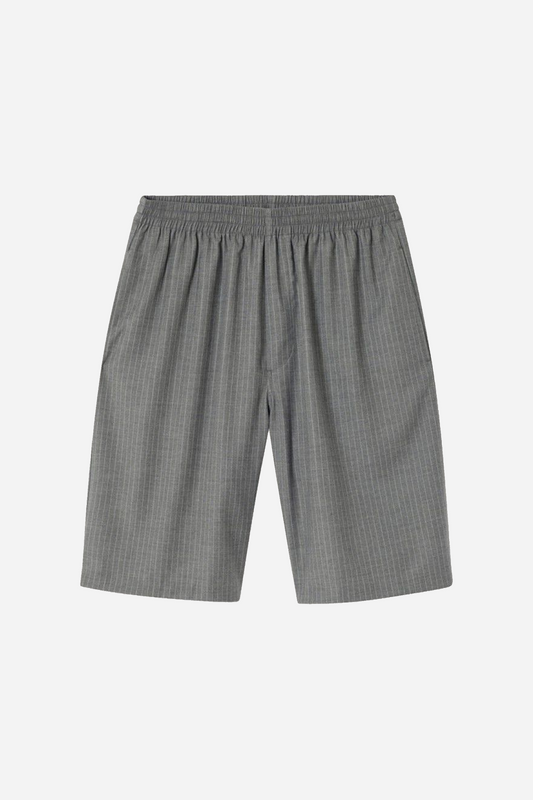 Yroway Shorts Heather Gray Stripes