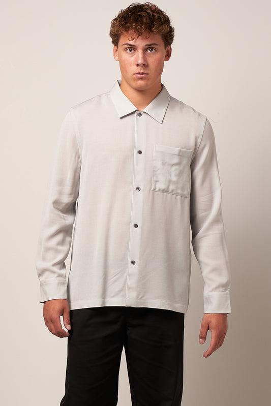 Farm Shirt Ice Crepe Grey