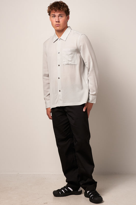 Farm Shirt Ice Crepe Grey