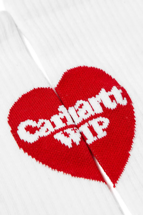 Heart Socks White