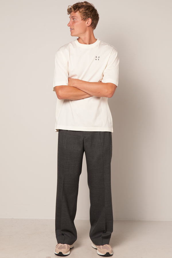 Mercerized T-Shirt Off White