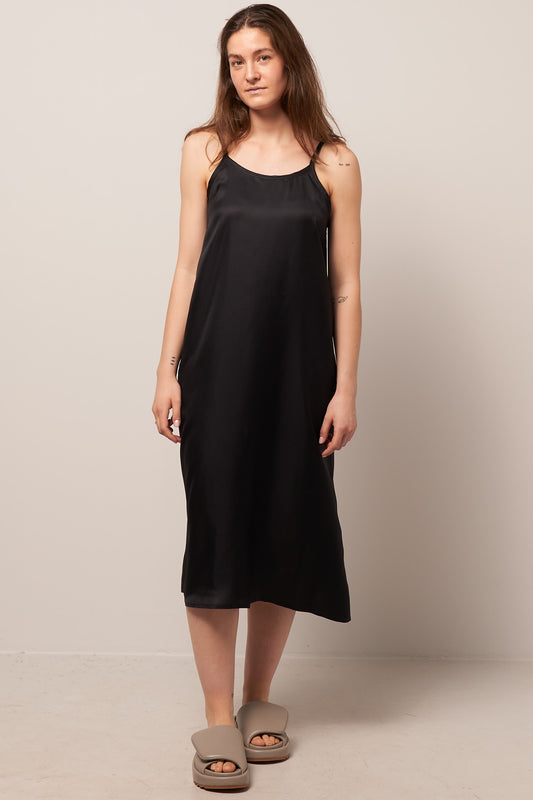 Nica Silk Dress Black