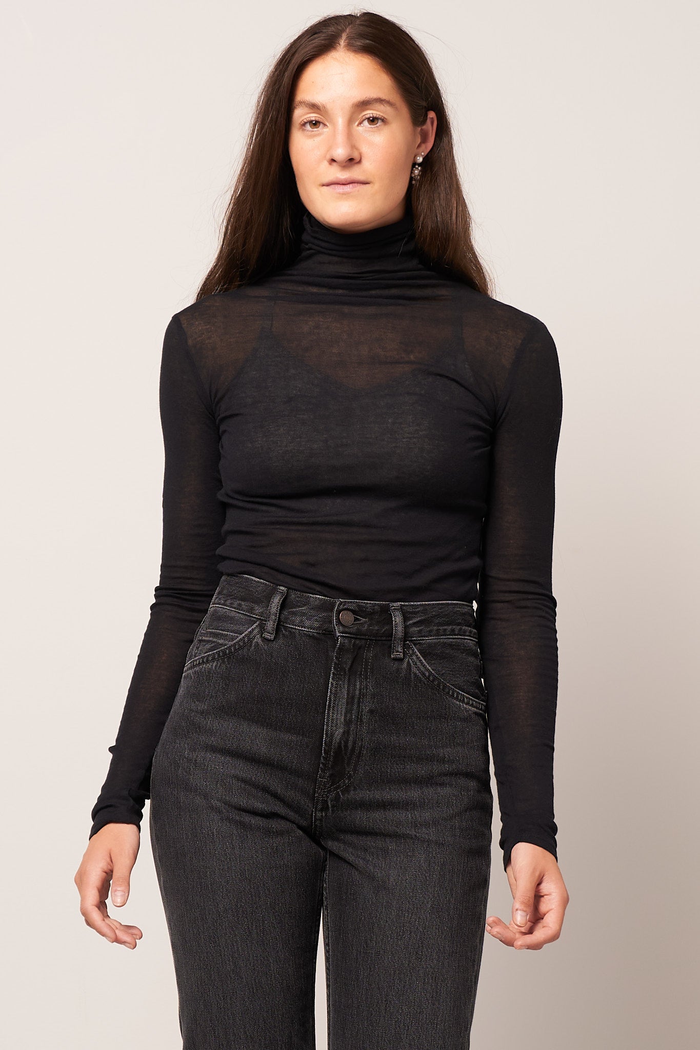 Massachusetts Turtleneck Black