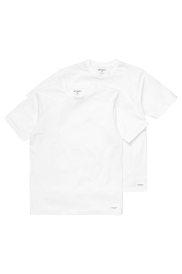 2 Pack Standard Crew Neck T-Shirt White
