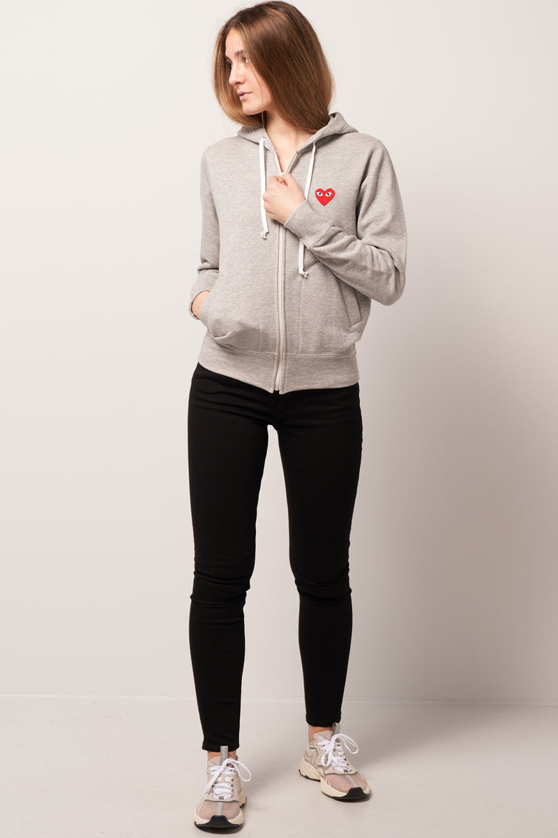 Sweatshirt - Grey marl/Heart - Ladies