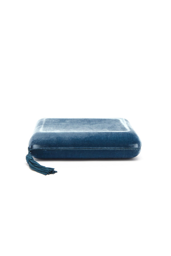 Velvet Box Jewellery Case Blue